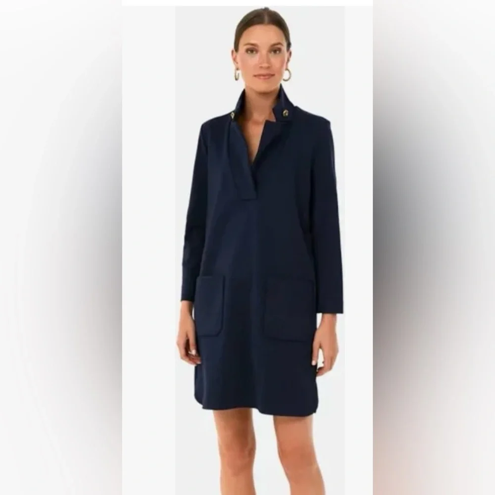 Tuckernuck Navy Long Sleeve Dress - Picture 3 of 3
